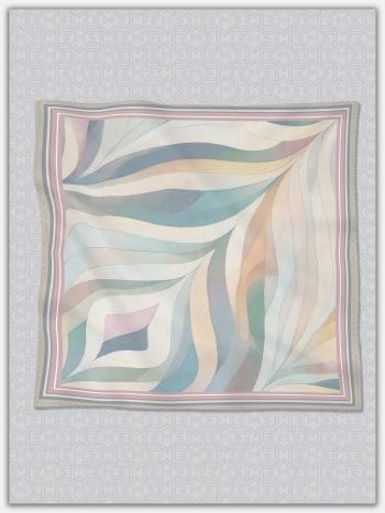 Palet warna airy yang menenangkan pada Supreme Voal Scarves, Serene Drift